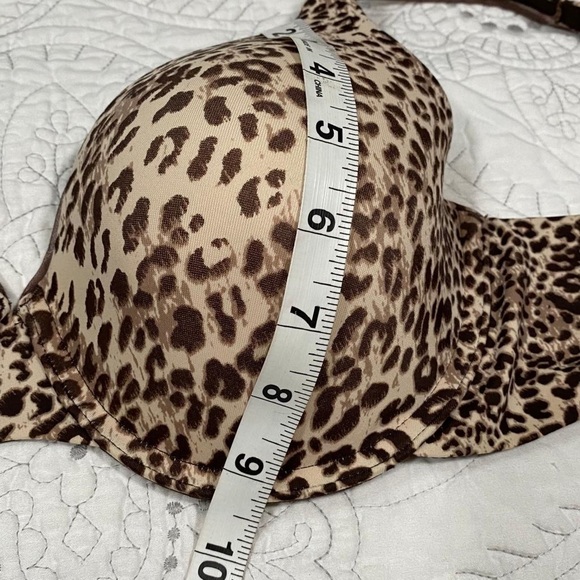 Vanity Fair 36D Leopard Print Cupped Bra - Picture 9 of 10